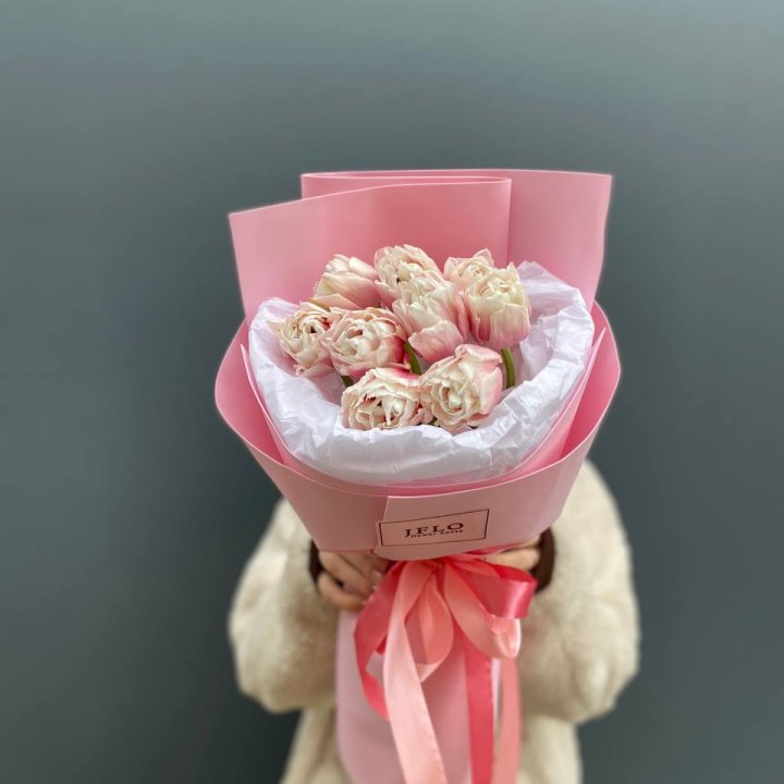 9 нежных тюльпанов в Новокузнецке