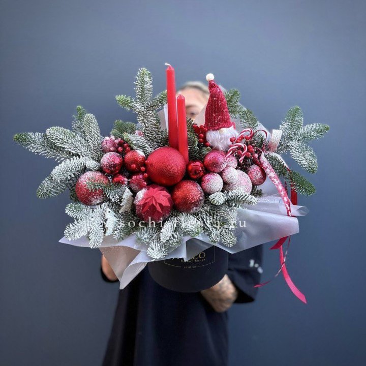 Композиция "Мери крисмас ред" в Новокузнецке