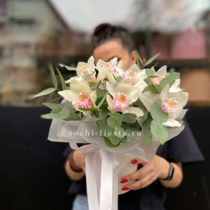 Бокс с орхидеями в Новокузнецке