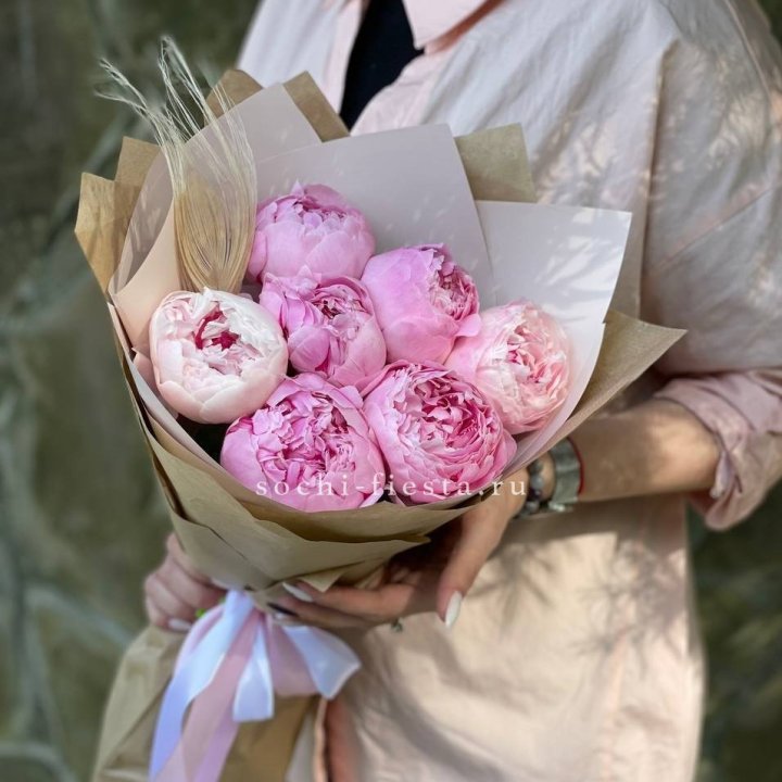 Букет пионов "Венди" в Новокузнецке