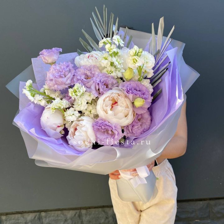  Букет "Лавандовое мороженое" в Новокузнецке