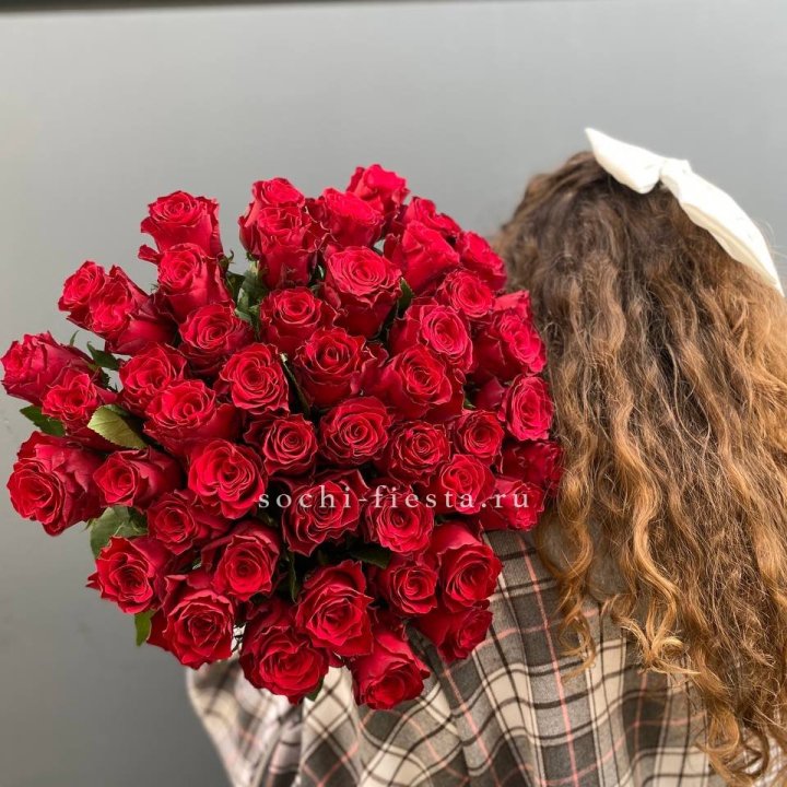 51 красная роза в Новокузнецке