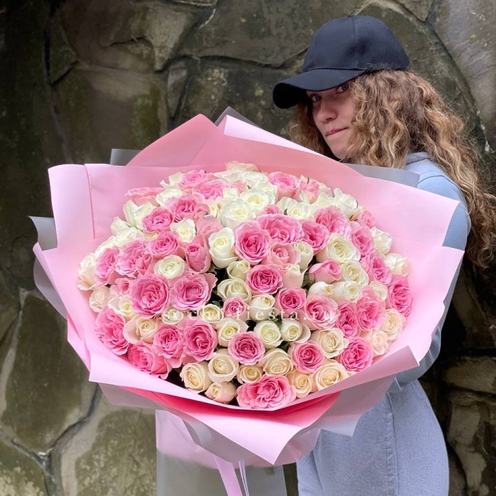101 роза Миксбери в Новокузнецке