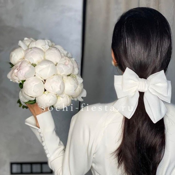 Свадебный букет пионов в Новокузнецке