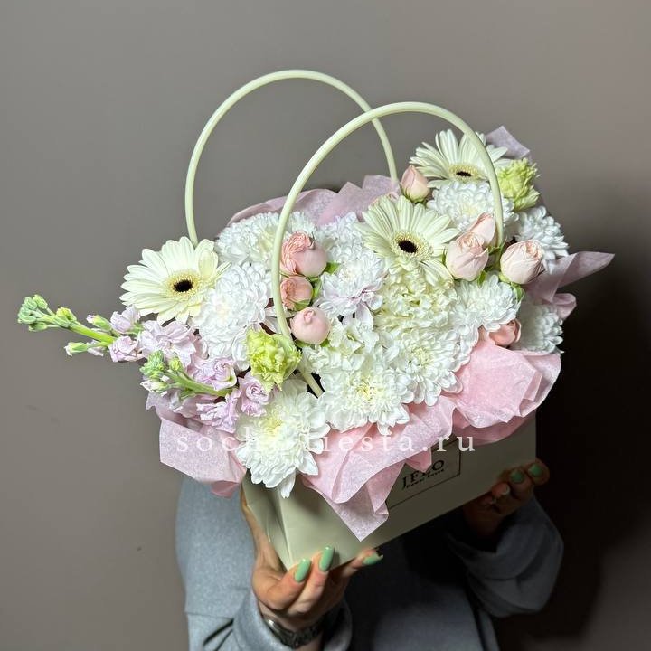 Сумочка "Белый рассвет" в Новокузнецке