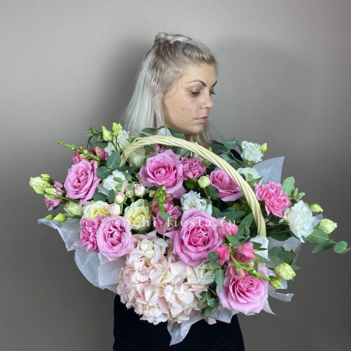 Цветочная корзина № 5 в Новокузнецке