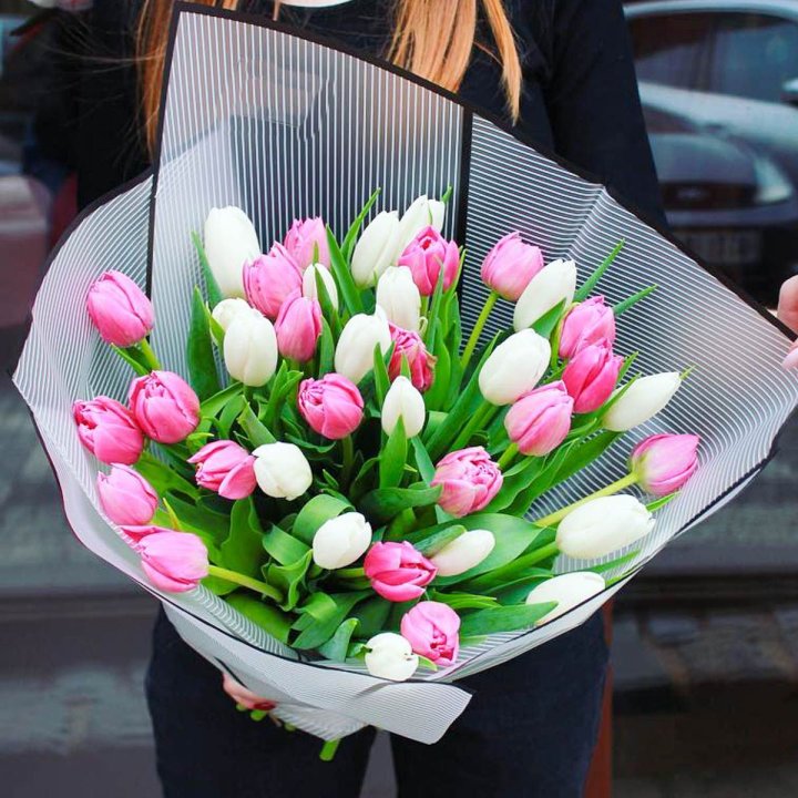 29 тюльпанов микс в Новокузнецке