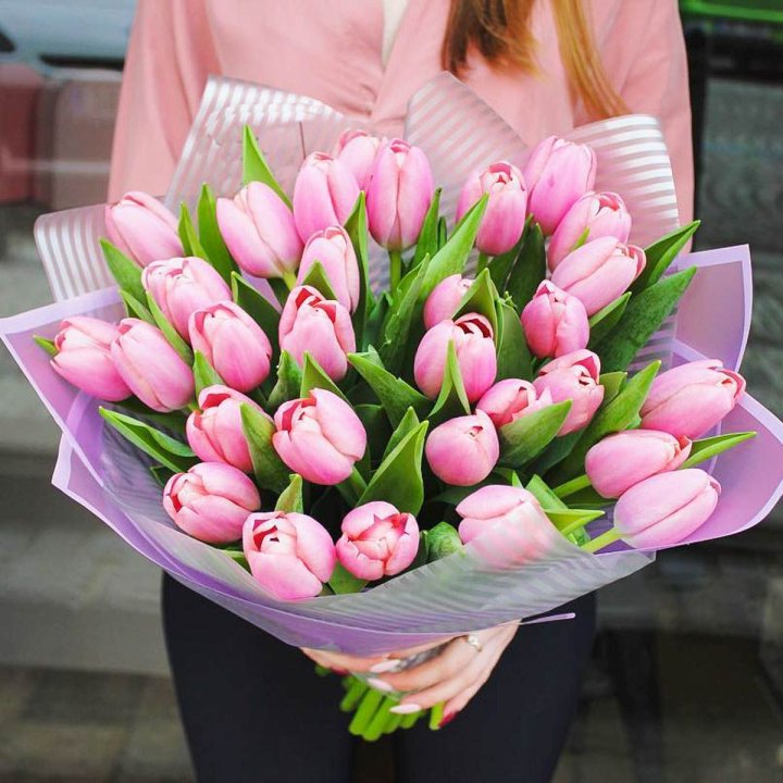 25 тюльпанов "Айс крем" в Новокузнецке